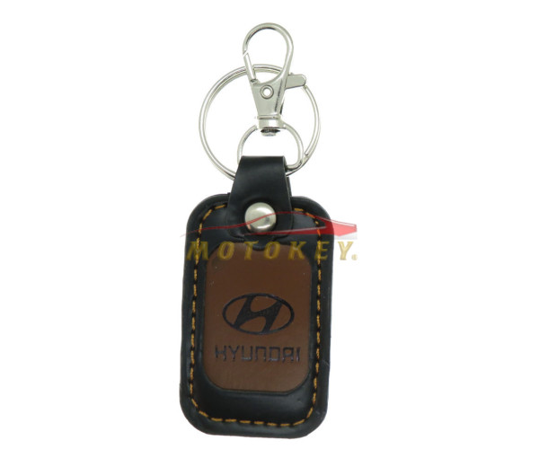 12 Pcs Leather Look Car Brand Keychain Pack