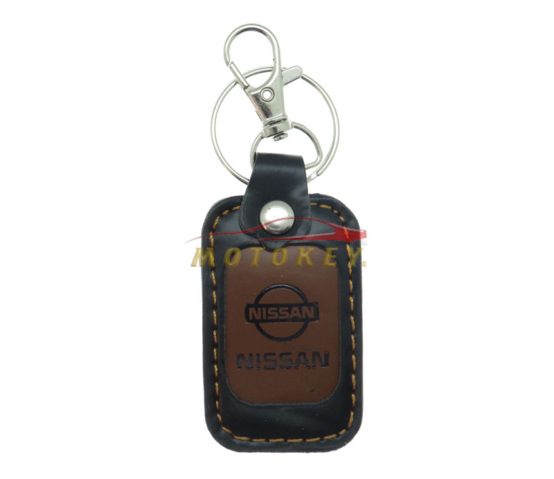 12 Pcs Leather Look Car Brand Keychain Pack
