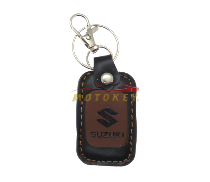 12 Pcs Leather Look Car Brand Keychain Pack