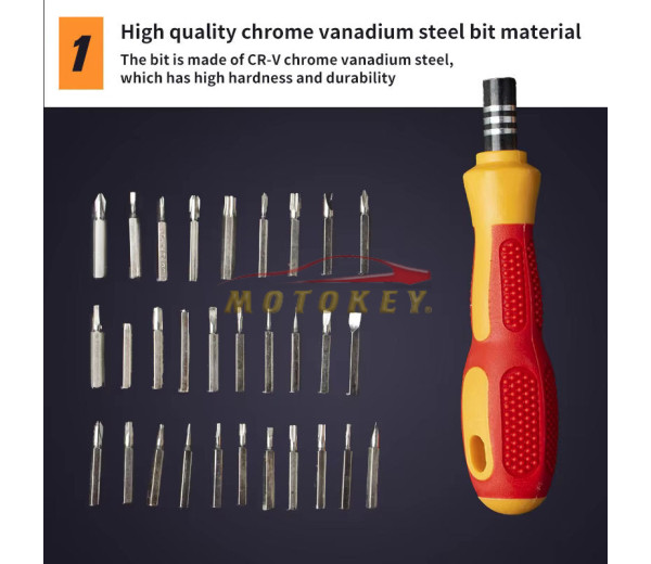 31 Pcs Mini Precision Screw Driver Set