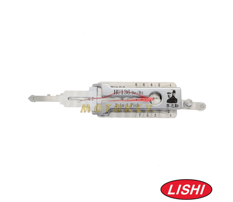 Lishi 2in1 Pick HU136 Dual Lever - Renault