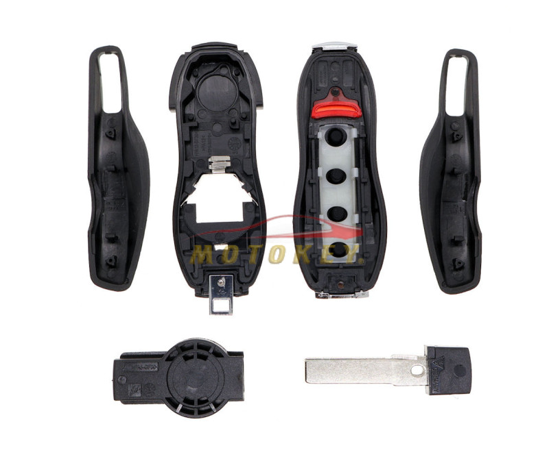 Porsche Cayenne Boxster 911 Cayman 4 Button Key Case