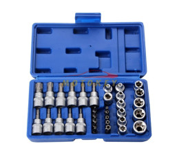 34 Pcs E-Socket Set with...