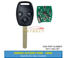 Honda Accord 3 Button...