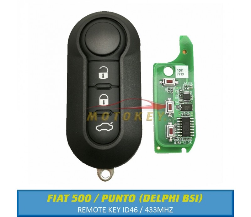 Fiat 500 / Punto / Opel Combo Delphi BSI Remote Key
