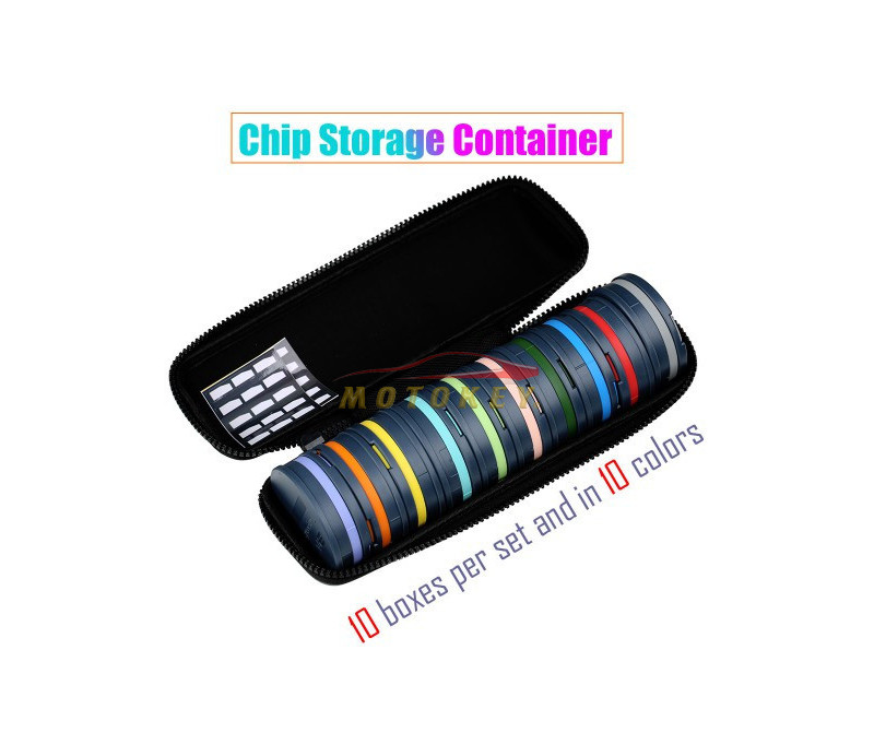2M2 Transponder Chip Storage Box 10pcs/Set with Carry Case