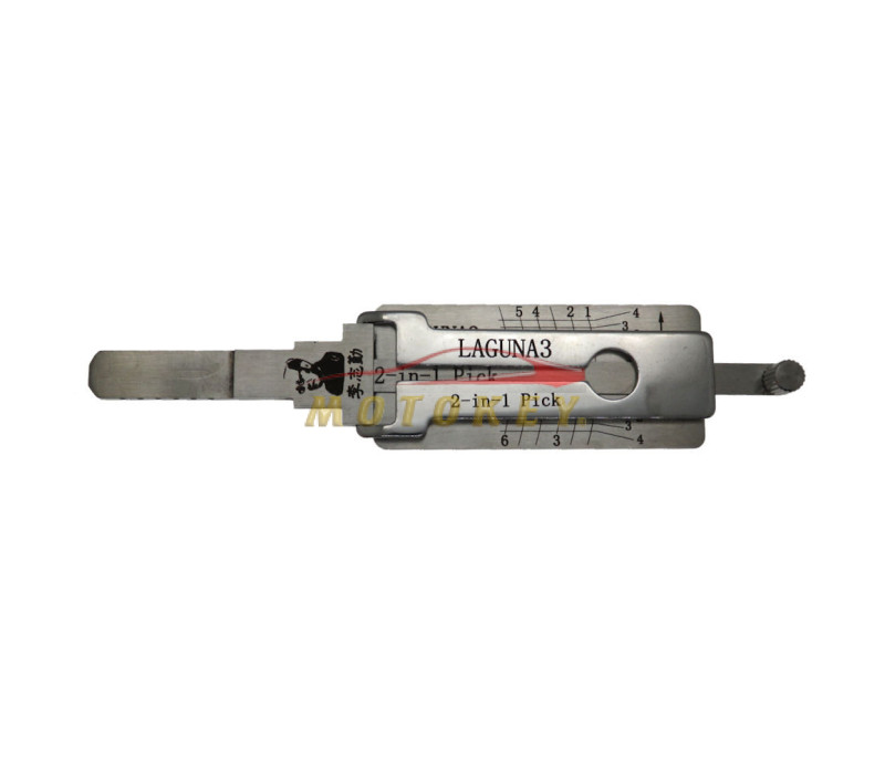 リコピン Lishi 2in1 Pick Laguna3 - Renault Clio Megane Card Key