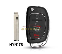 Hyundai 3+1 Button Flip Key...