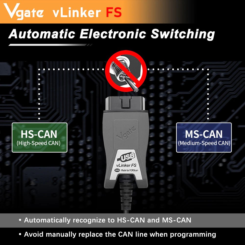 Vgate vLinker FS ford forscan 2